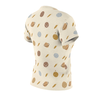 Mom's Cut & Sew T-Shirt | Space Theme