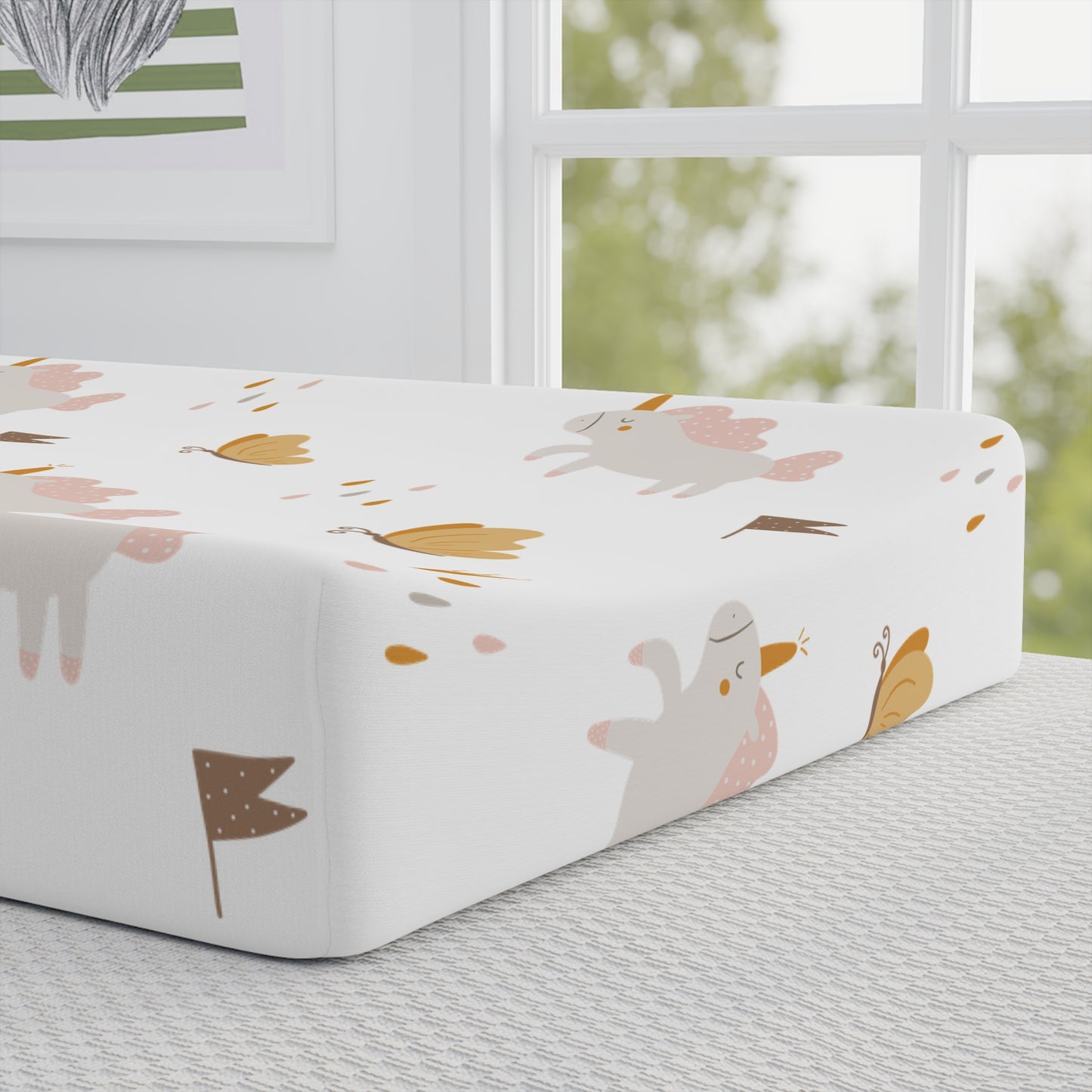 Baby Changing Pad Cover | Unicorn Theme