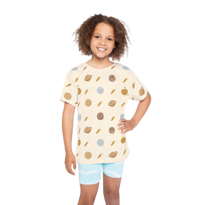 Kids Active T-Shirt | Space Theme