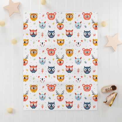 Baby Fleece Blanket | Safari Theme