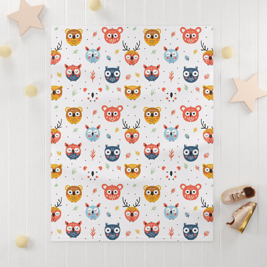 Baby Fleece Blanket | Safari Theme