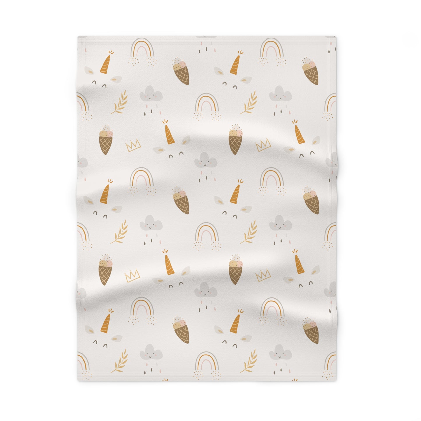 Baby Soft Fleece Blanket | Unicorn Theme
