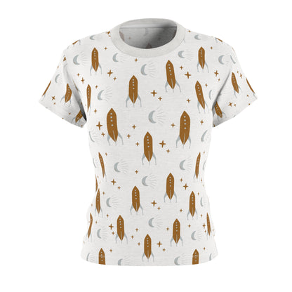 Mom's Cut & Sew T-Shirt | Space Theme