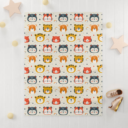 Baby Fleece Blanket | Safari Theme