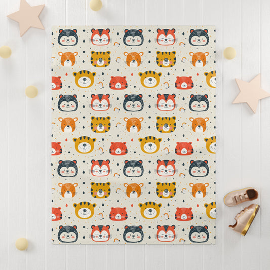 Baby Fleece Blanket | Safari Theme
