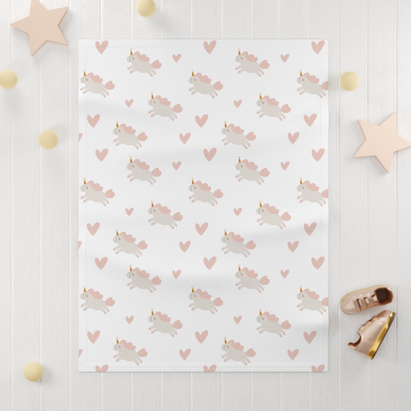 Baby Soft Fleece Blanket | Unicorn Theme