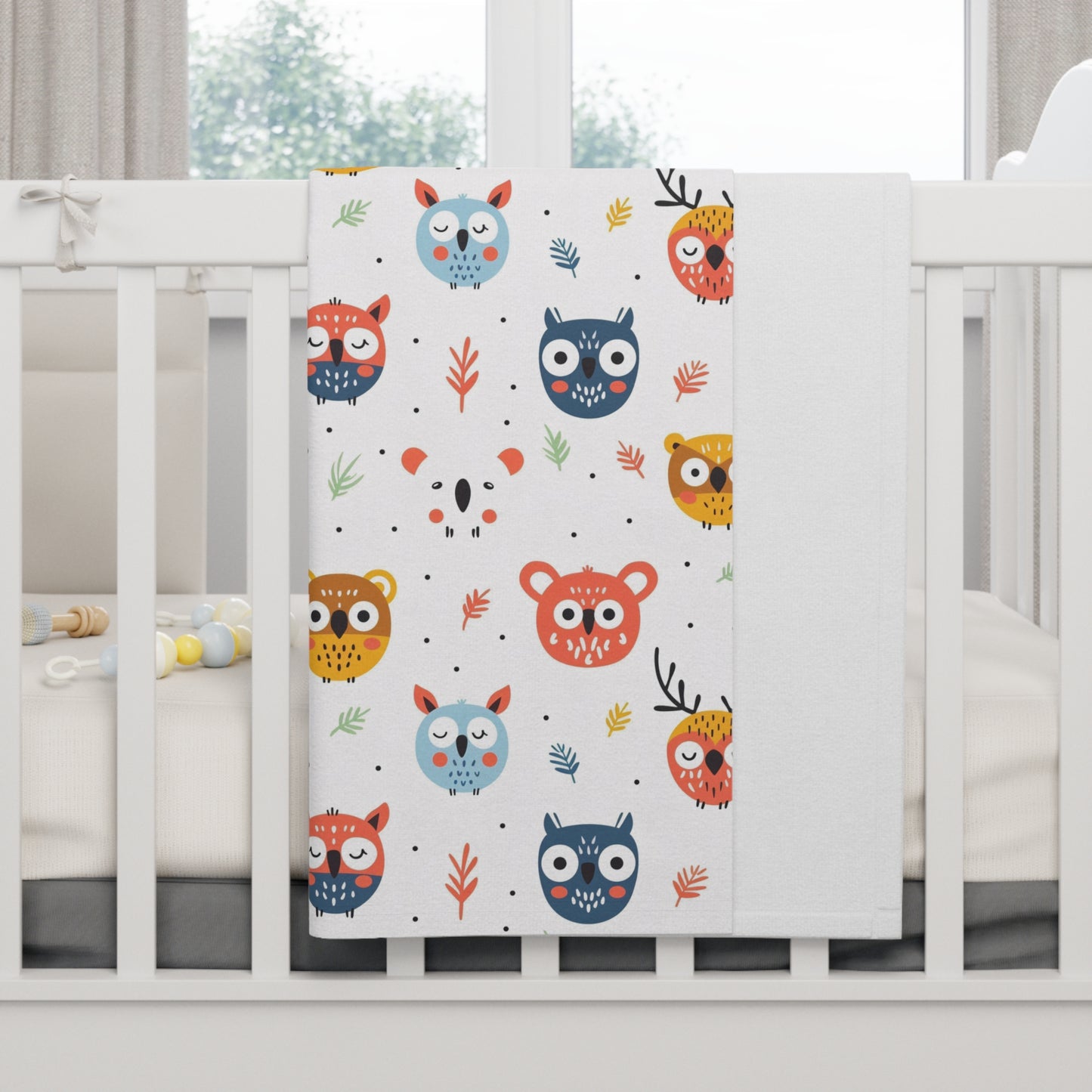Baby Fleece Blanket | Safari Theme