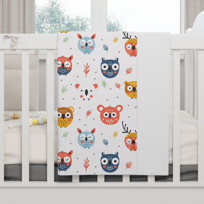 Baby Fleece Blanket | Safari Theme