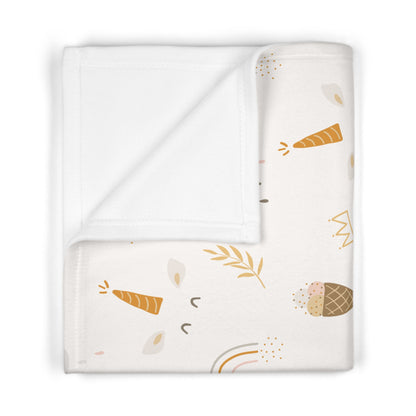 Baby Soft Fleece Blanket | Unicorn Theme