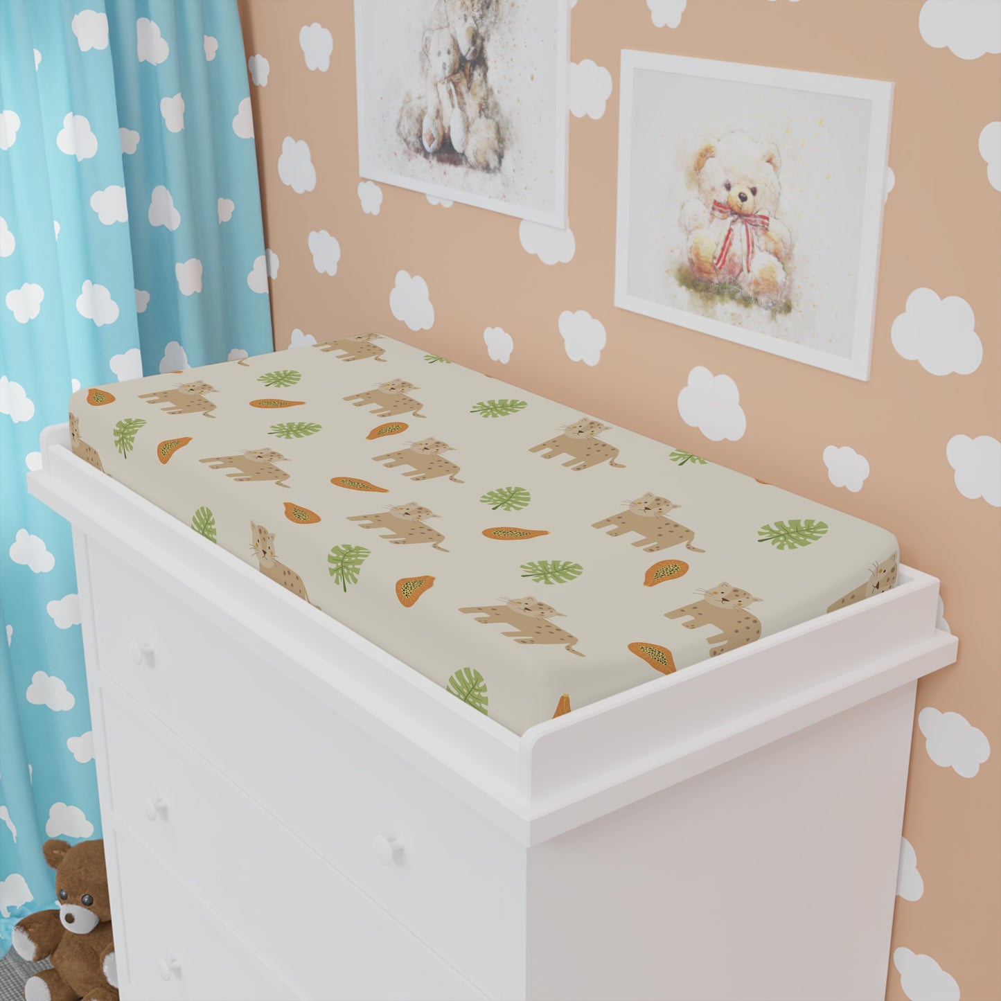 Baby Changing Pad Cover | Tropical Theme