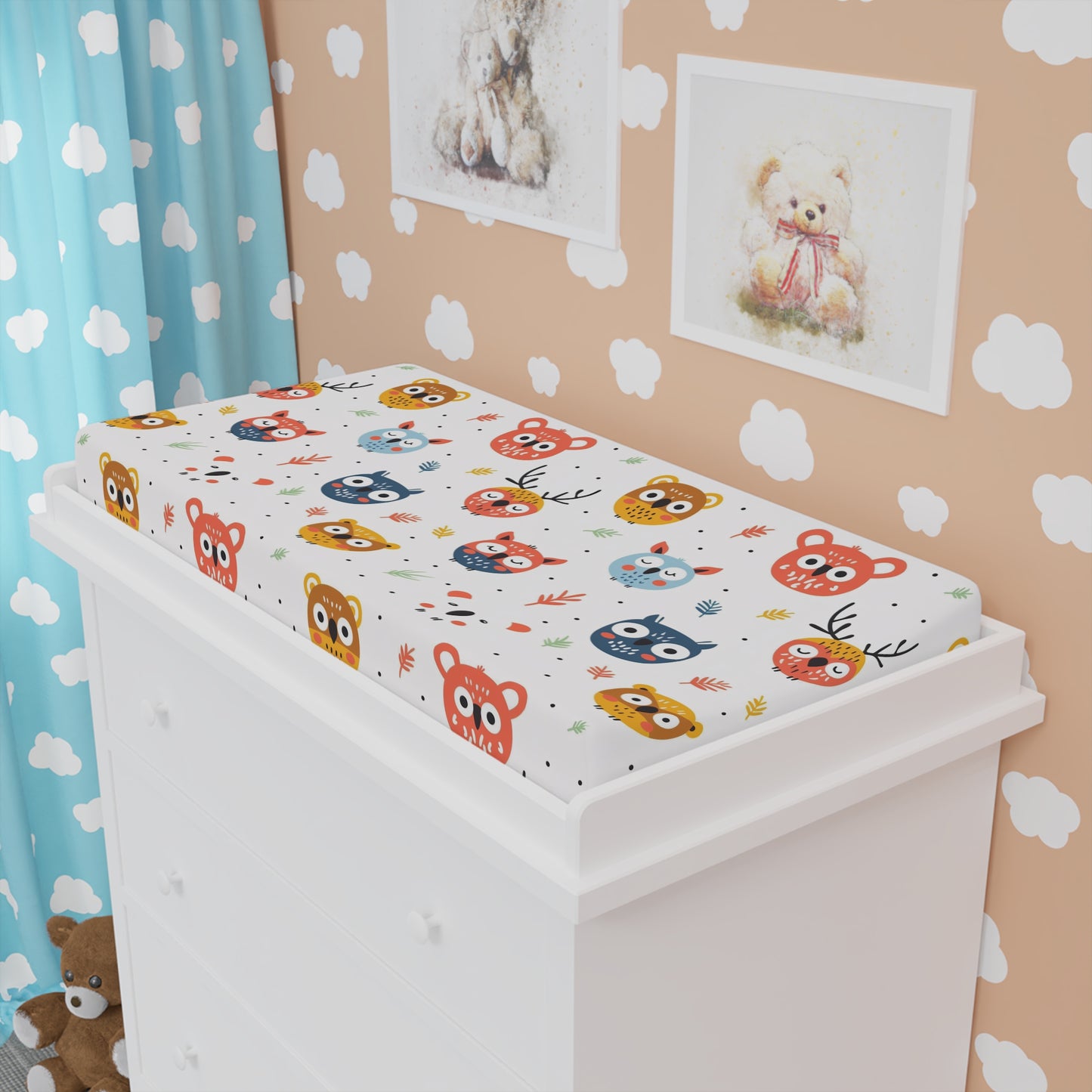Baby Changing Pad Cover | Safari Theme