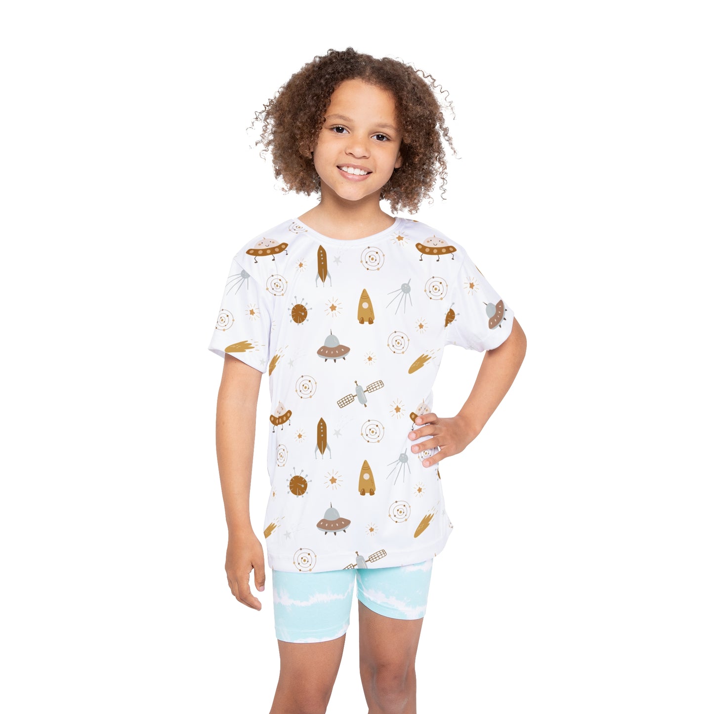 Kids Active T-Shirt | Space Theme