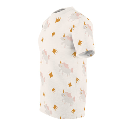 Dad's Cut & Sew T-Shirt | Unicorn Theme