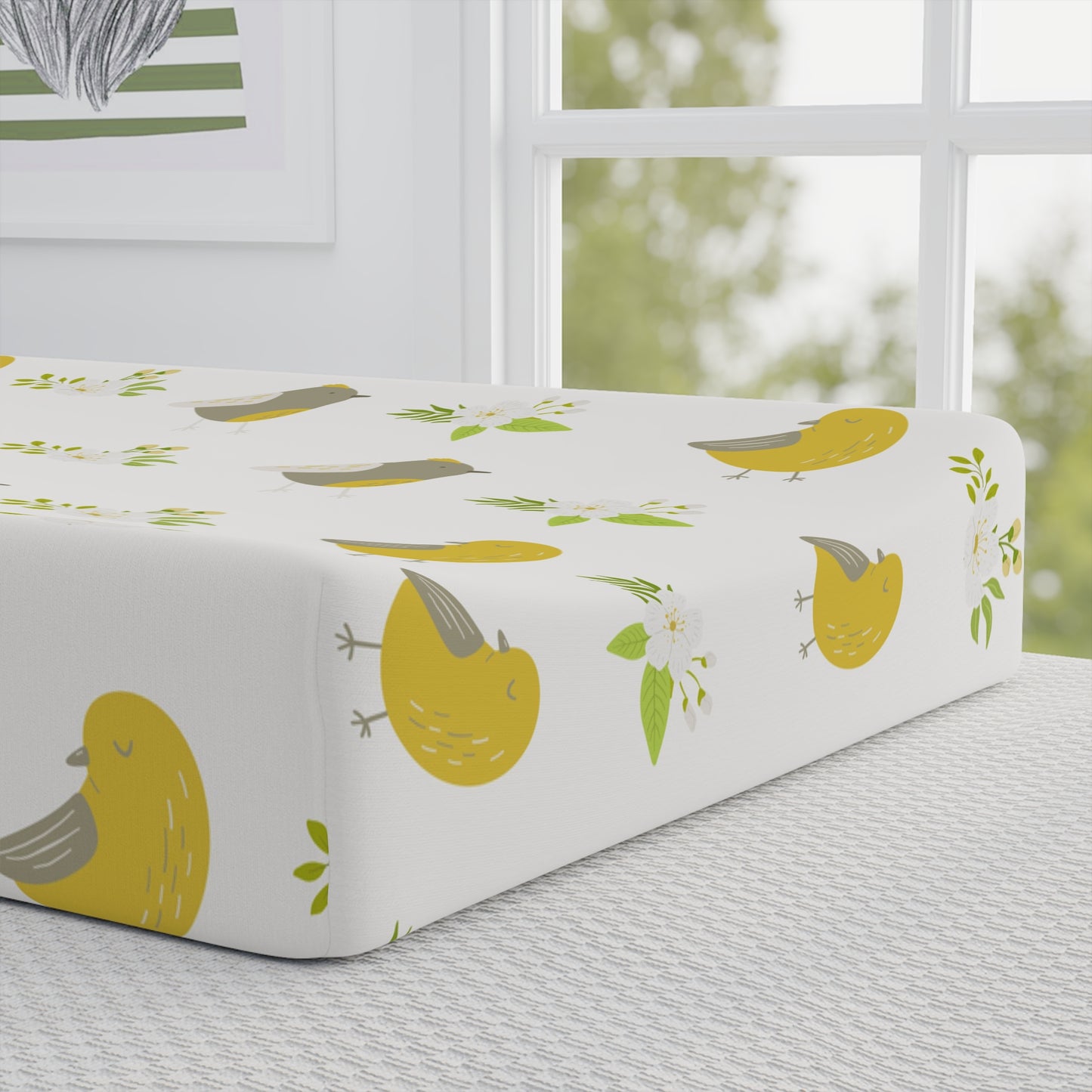 Baby Changing Pad Cover | Spring Theme