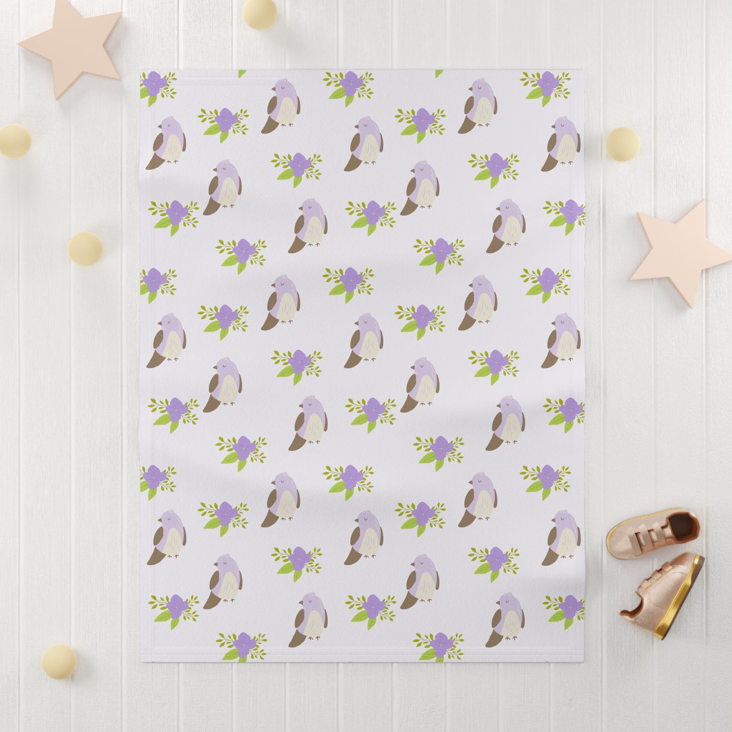 Baby Soft Fleece Blanket | Spring Theme
