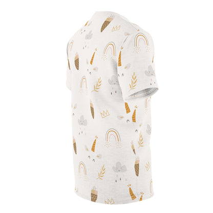 Dad's Cut & Sew T-Shirt | Unicorn Theme