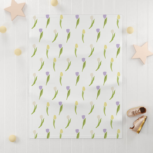 Baby Soft Fleece Blanket | Spring Theme