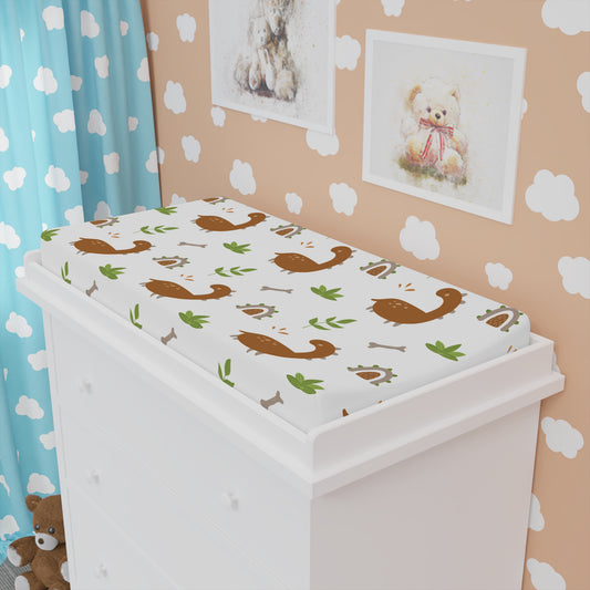 Baby Changing Pad Cover | Dinosaur Theme