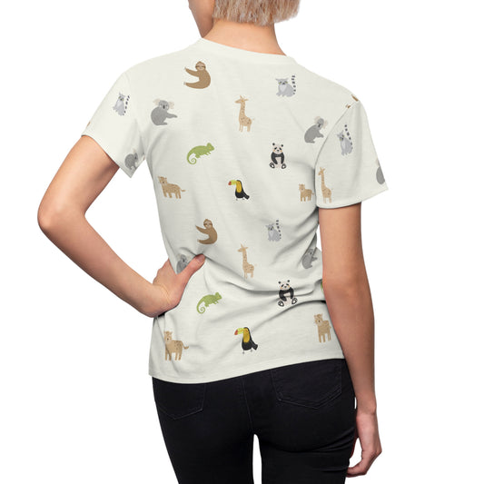 Mom's Cut & Sew T-Shirt | Tropical Theme