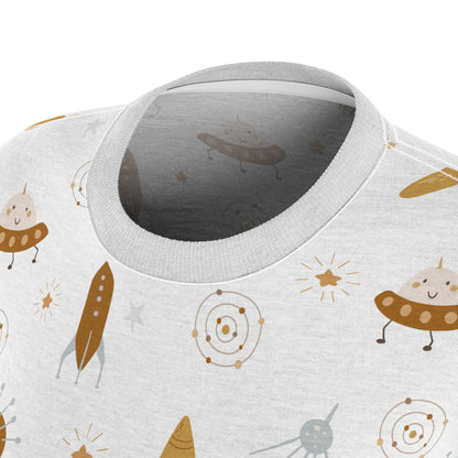 Mom's Cut & Sew T-Shirt | Space Theme