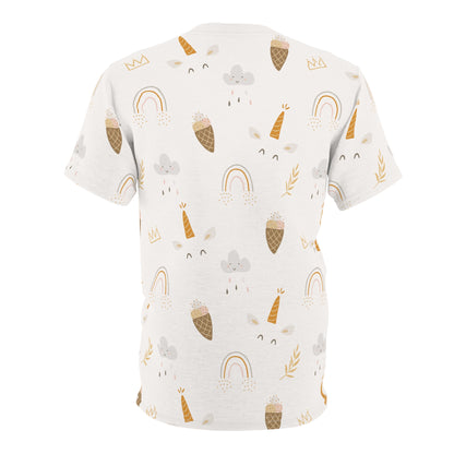 Dad's Cut & Sew T-Shirt | Unicorn Theme