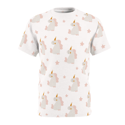 Dad's Cut & Sew T-Shirt | Unicorn Theme