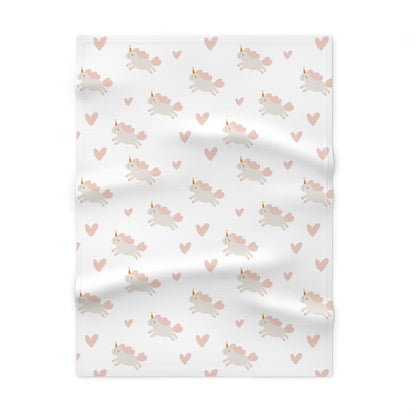Baby Soft Fleece Blanket | Unicorn Theme