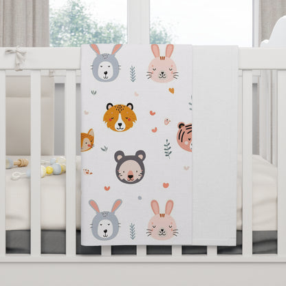 Baby Fleece Blanket | Safari Theme