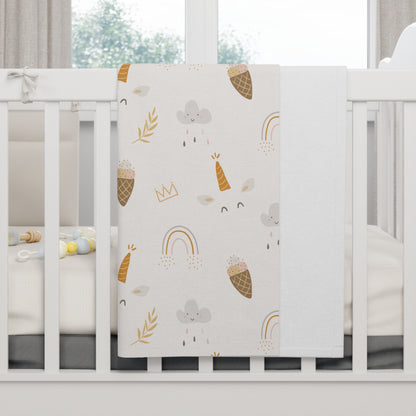 Baby Soft Fleece Blanket | Unicorn Theme