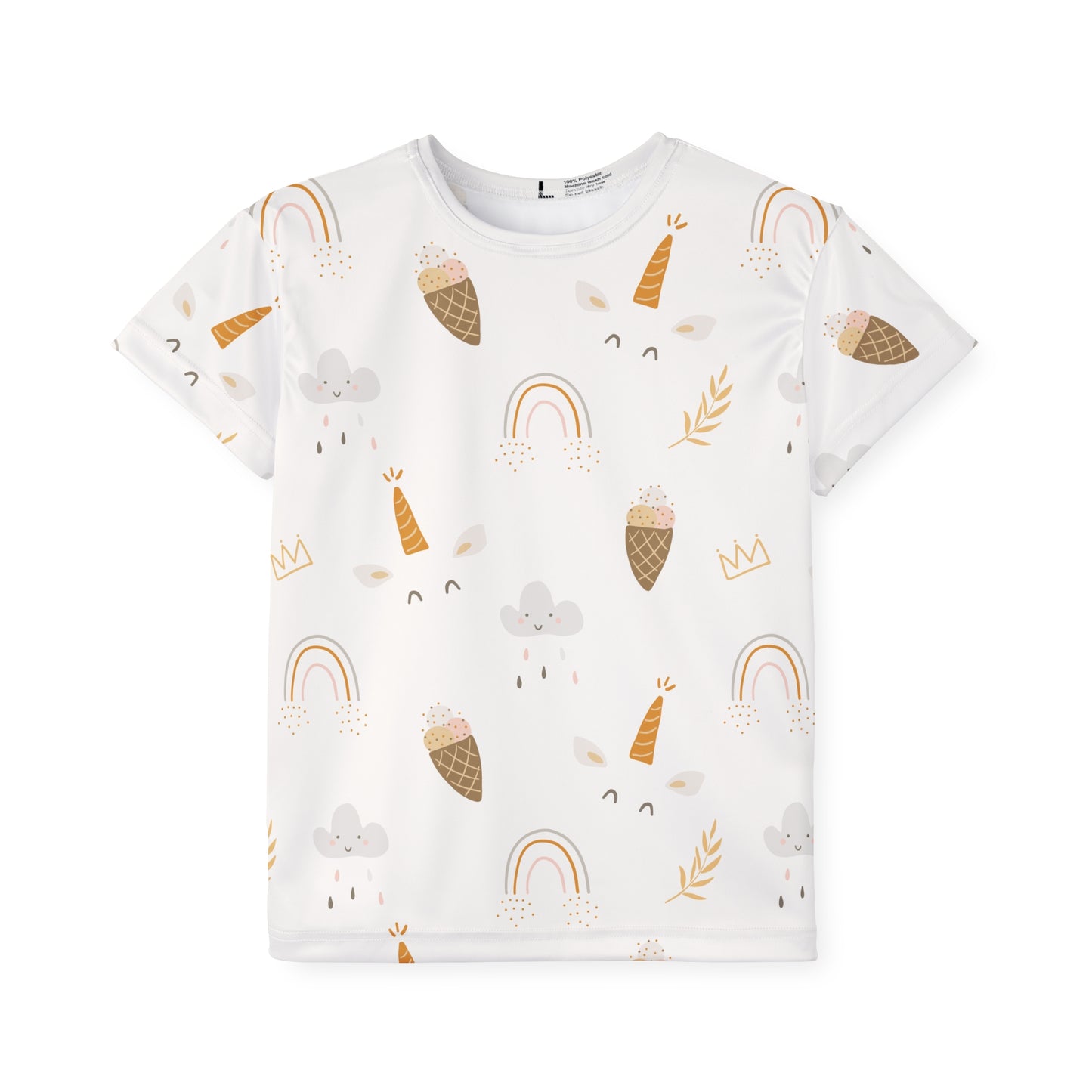 Kids Active T-Shirt | Unicorn Theme