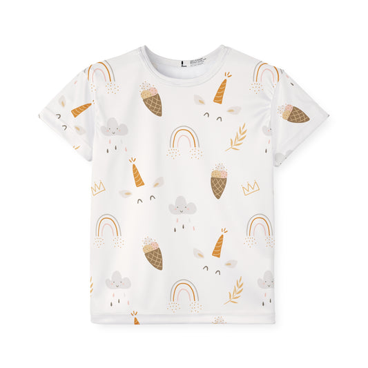 Kids Active T-Shirt | Unicorn Theme