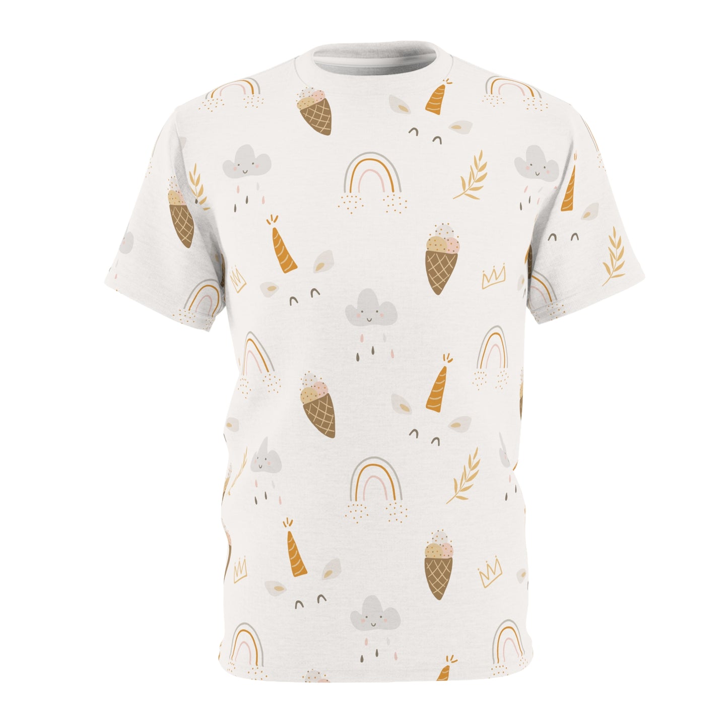 Dad's Cut & Sew T-Shirt | Unicorn Theme