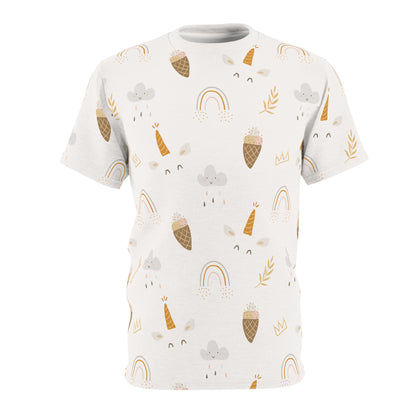 Dad's Cut & Sew T-Shirt | Unicorn Theme