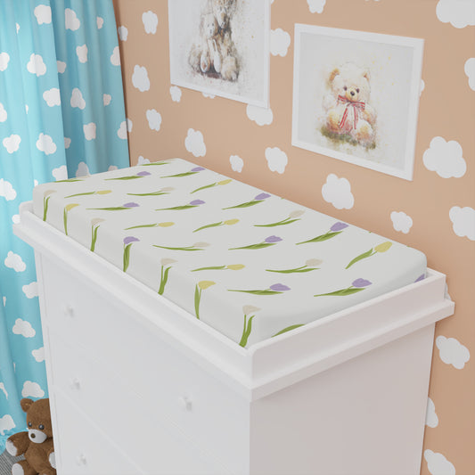 Baby Changing Pad Cover | Spring Theme