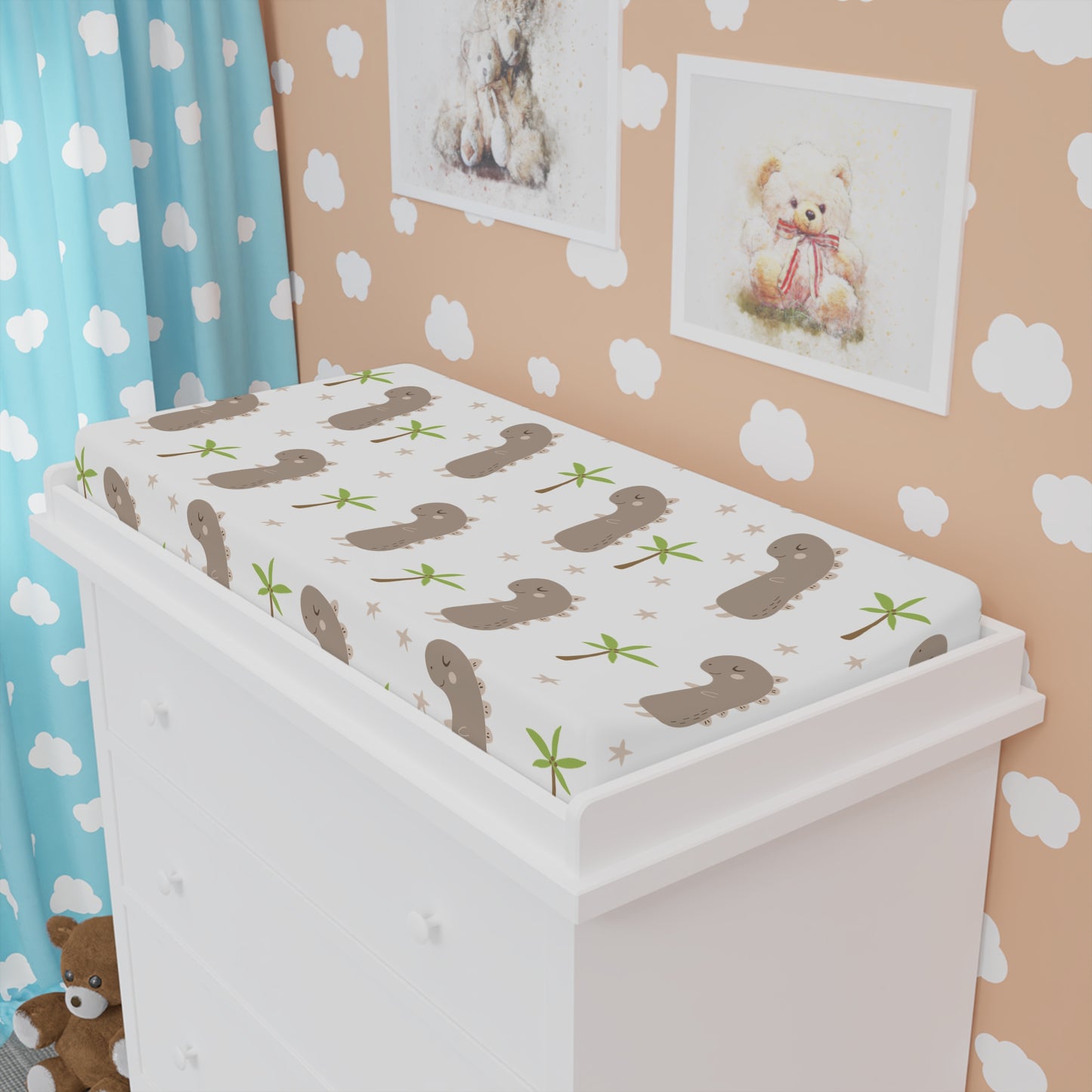 Baby Changing Pad Cover | Dinosaur Theme